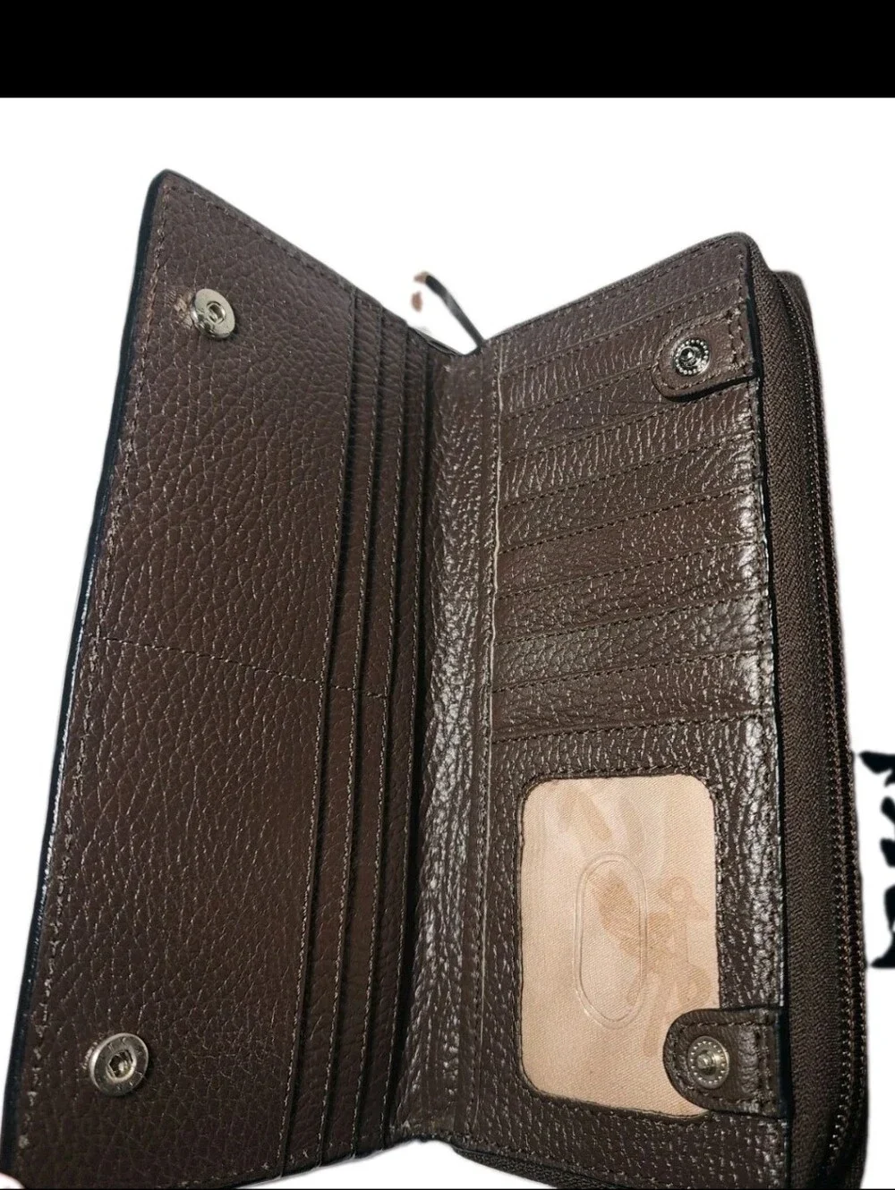 NWT Angel Ranch Morgan Wallet Purse Calf Hair Lightning Bolt Western W Bag Charm